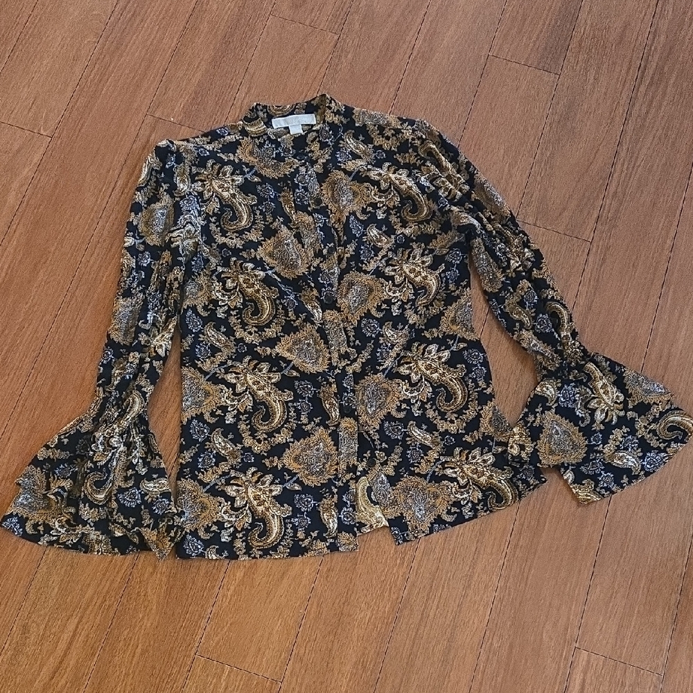 Michael Kors Paisley Print Blouse